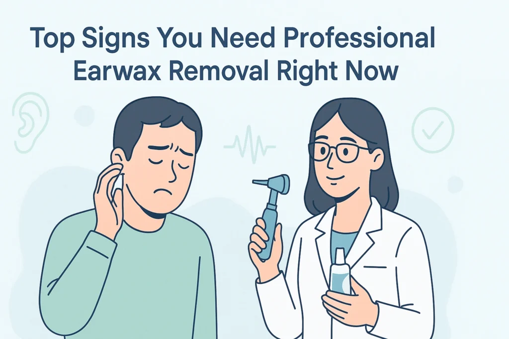 Professional earwax removal